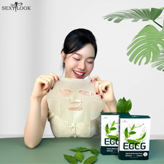 Mặt Nạ Trà Xanh Hỗ Trợ Dưỡng Ẩm Da Sexylook (Hộp 4 miếng)