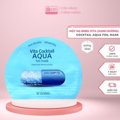 Mặt nạ BNBG Vita Mask giảm mụn, phục hồi, cấp ẩm, nuôi dưỡng da toàn diện 30ml Hàn Quốc