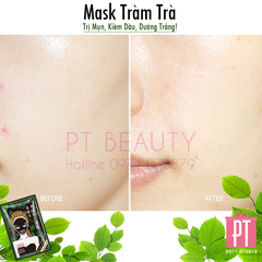 Hộp 5 Miếng Mặt Nạ Sexylook Tràm Trà Kiểm Soát Dầu Và Mụn - Sexylook Tea Tree Anti Blemish Black Facial Mask