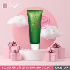 Sữa Rửa Mặt Đất Sét Naruko Tràm Trà - Naruko Purifying Clay Mask & Cleanser in1 120g