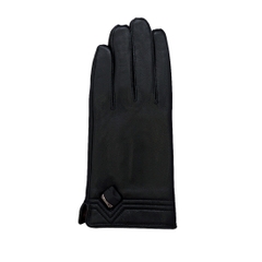 Găng tay nam da dê thật cao cấp màu đen EGM94