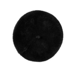 Mũ nồi len lông thời trang cao cấp màu đen EH40-1
