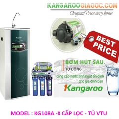 KG108H, Máy lọc nước kangaroo KG108H-KV ( 8 cấp - dòng A bơm hút sâu)