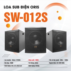 LOA SUB ĐIỆN 30 ORIS SW-012S – BASS 30 CHO ÂM TRẦM MẠNH MẼ