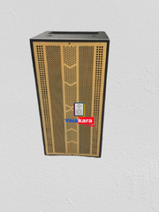 Vỏ thùng loa kéo bình 40 đôi đứng L4-TD mạch 19x38, Ván MDF, 4 tấc đôi