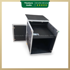Tủ âm thanh 12u, ngăn Mixer  ván ép chất lượng, khóa mỏ vịt KT: 62x65x55