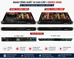 Series Main Cục Đẩy  Công Suất 1U ST-2400 & ST-5400 – 500W/Kênh, Nguồn Xung