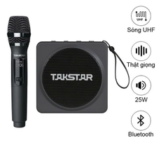 Máy loa trợ giảng không dây TAKSTAR E261W, 25w, Bluetooth ( 2 Phiên bản)