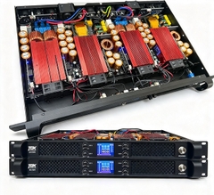 Main đẩy 4 kênh TDX D4.1300 Sử dụng mạch Class D nguồn xung. nhỏ gọn nhẹ công suất 1300w/k
