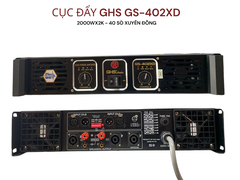 Cục đẩy công suất 2 kênh GHS GS-402XD ,40 sò, 2 TRANSFORM XUYẾN