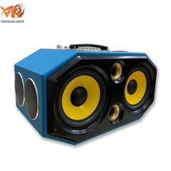 Loa kéo mini xách tay lục giác ADX2202LG, 350W, 2 Micro, 2 bass 20cm + 4 Mid + 2 Treble