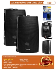 Loa Treo Tường Karaoke cafe ORIS 450 80W – Loa Treo Tường Bass 103mm, Treble 13mm