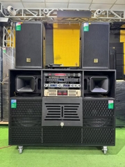 Loa kéo điện 5 bass 518 PRO, 2 bass 40 1 sub 50 2 loa 30, kèm 2 full 40, 5000w