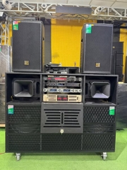 Loa kéo điện 5 bass 518 PRO, 2 bass 40 1 sub 50 2 loa 30, kèm 2 full 40, 5000w