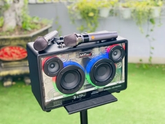 Loa Xách Tay AZPro AZ PA424 - 2 bass 10cm và 2 loa treble