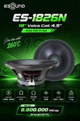 Củ Loa Bass Rời 50 18 ES-1826N eSound – Coil 4.5 Inch, Từ 260mm, 1500W–6000W