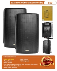 Loa Treo Tường ORIS 850 - Công Suất 200W, Loa Cafe, Phòng Họp, Hội Nghị, Karaoke Gia Đình