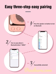 Loa Bluetooth mini Retro Big TV DW02 - Bảo hành 1 Tháng - Hàng nhập khẩu