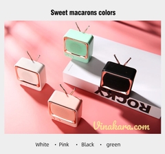 Loa Bluetooth mini Retro Big TV DW02 - Bảo hành 1 Tháng - Hàng nhập khẩu