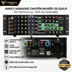 Amply GHS GS-524LR – Dòng amply 5 MIC, 24 sò mạnh mẽ