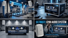 Combo Dàn Âm Thanh Phòng Gym Yoga – Hệ Thống 4 Đôi Loa Chuyên Nghiệp, Âm Thanh Phủ Đều