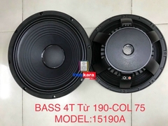 Củ loa bass rời 4 Tấc Từ 190 Coil 75 - Hàng nhập khẩu 15190A