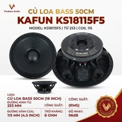 Loa bass rời KAFUN KS18115F5 – Công Suất 2400W, Bass Sub Uy Lực Cho Sân Khấu & Karaoke