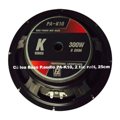 Củ loa Bass P.audio PA-K10, 2 tấc rưỡi, 25cm,từ 120 coil 63