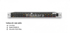 Bộ Crossover Behringer 2 in 4 out CX3400 V2 chính hãng