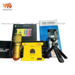 Bộ livestream XOX K10 Micro thu âm Woaichang Bm900, full phụ kiện CB10900