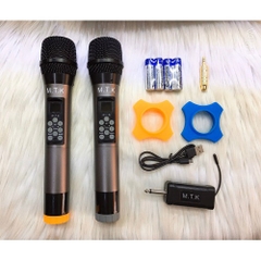 Bộ micro không dây cao cấp MTK 1A( Tích hợp Echo, chỉnh Bass Treeble)