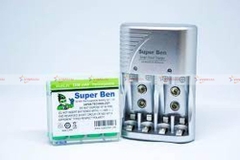Bộ sạc pin tiểu Super Ben (4 viên AA) hoặc Pin Super Ben
