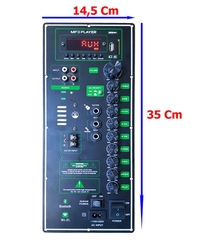 Borad công suất ADX-Pro1. Sử dụng cho loa kéo di động. Bass loa 4 tấc đơn - 3 tấc đơn