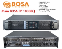 Cục đẩy công suất 4 kênh Bosa FP10000q, 4 KÊNH X 1300W