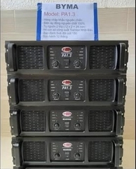 Cục đẩy công suất 2 kênh Cục Byma Pa 1.3, 2 CH x1300w (chuyên sub kép 5 tấc coil 150, 64 sò cao cấp)