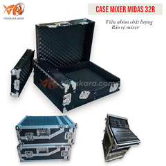 Tủ case mixer Midas 32R, viền nhôm, khóa bướm nhập khẩu