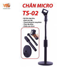 Chân đỡ micro TS-02, chân micro