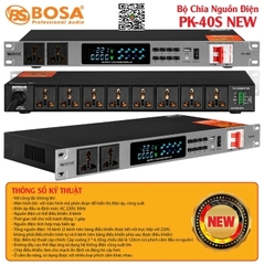 Quản Lý Nguồn Điện Bosa PK-40S New – 10 Kênh, Điều Khiển Tuần Tự, Bảo Vệ Hệ Thống Âm Thanh