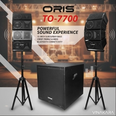 COMBO DÀN KARAOKE SÂN KHẤU ORIS TO-7700, 1500W