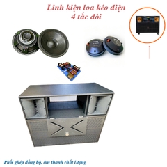Combo linh kiện loa kéo điện 40 4 tấc đôi ADX-215300, RCF 15X300, NEXO 850, PT F2A, 1000W