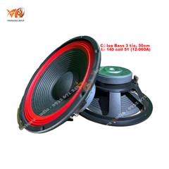 Củ loa Bass 3 tấc, 30cm từ 140 coil 51 (12-060A)