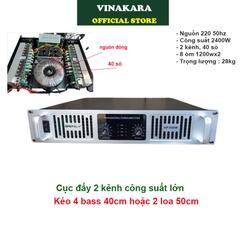 Cục đẩy công suất 2 kênh BEENLY HP650W (40 sò)