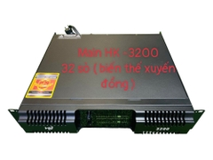 Cục đẩy công suất 2 kênh HK-3200, 32 sò, xuyến đồng 800wx2CH