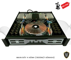 Cục đẩy công suất 4 kênh HKsound HK D4x1600, công suất 1600w x 4 kênh
