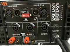 CỤC ĐẨY CÔNG SUẤT 2 KÊNH GHS EV-9900 MAX, 60 SÒ, 2 CH x 6000W