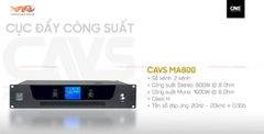 Cục đẩy công suất 2 kênh CAVS MA800, 800W x 2 kênh