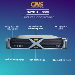 CỤC ĐẨY CÔNG SUẤT CAVS X-2800 HÀNG CHÍNH HÃNG