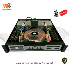 Cục đẩy công suất 4 kênh HKsound HK D4x1600, công suất 1600w x 4 kênh