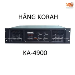Cục đẩy Korah KA-4900, 4 kênh x 900w, nguồn xuyến