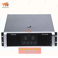 Cục đẩy công suất 4 kênh Shidun PA-41200, XUYẾN CLASS AB, 4x1200w